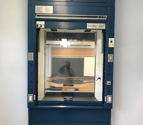 Double-Sided Teaching Hoods laboratory installation by Lab Setup America