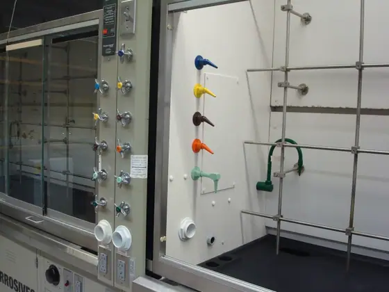 Fume Hood Accessories laboratory installation by Lab Setup America