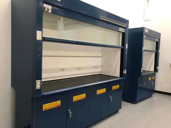 General Chemistry Bench Hoods laboratory installation by Lab Setup America