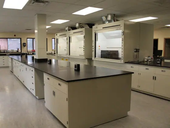 General Chemistry Bench Hoods laboratory installation by Lab Setup America