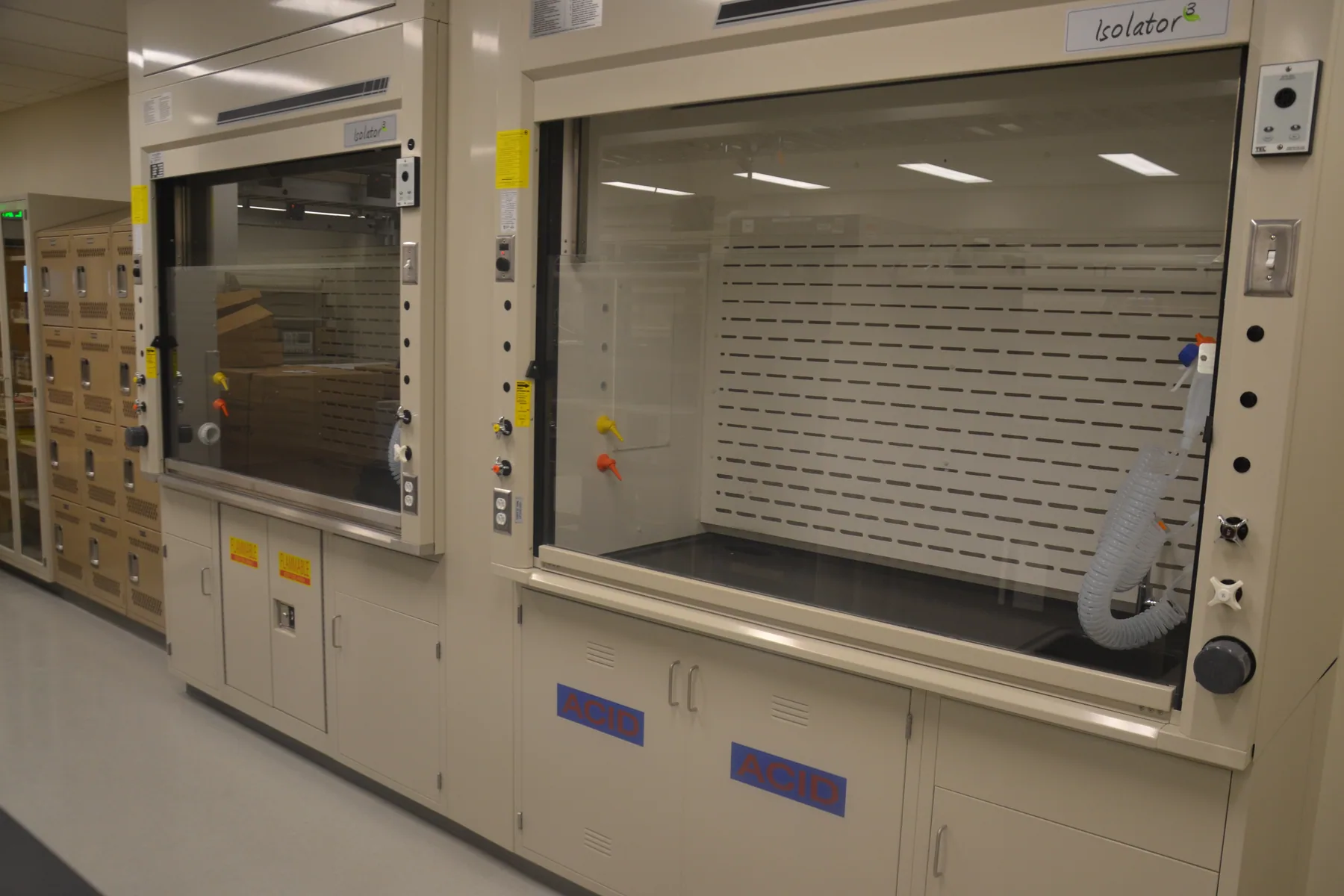High-Performance Fume Hoods laboratory installation by Lab Setup America