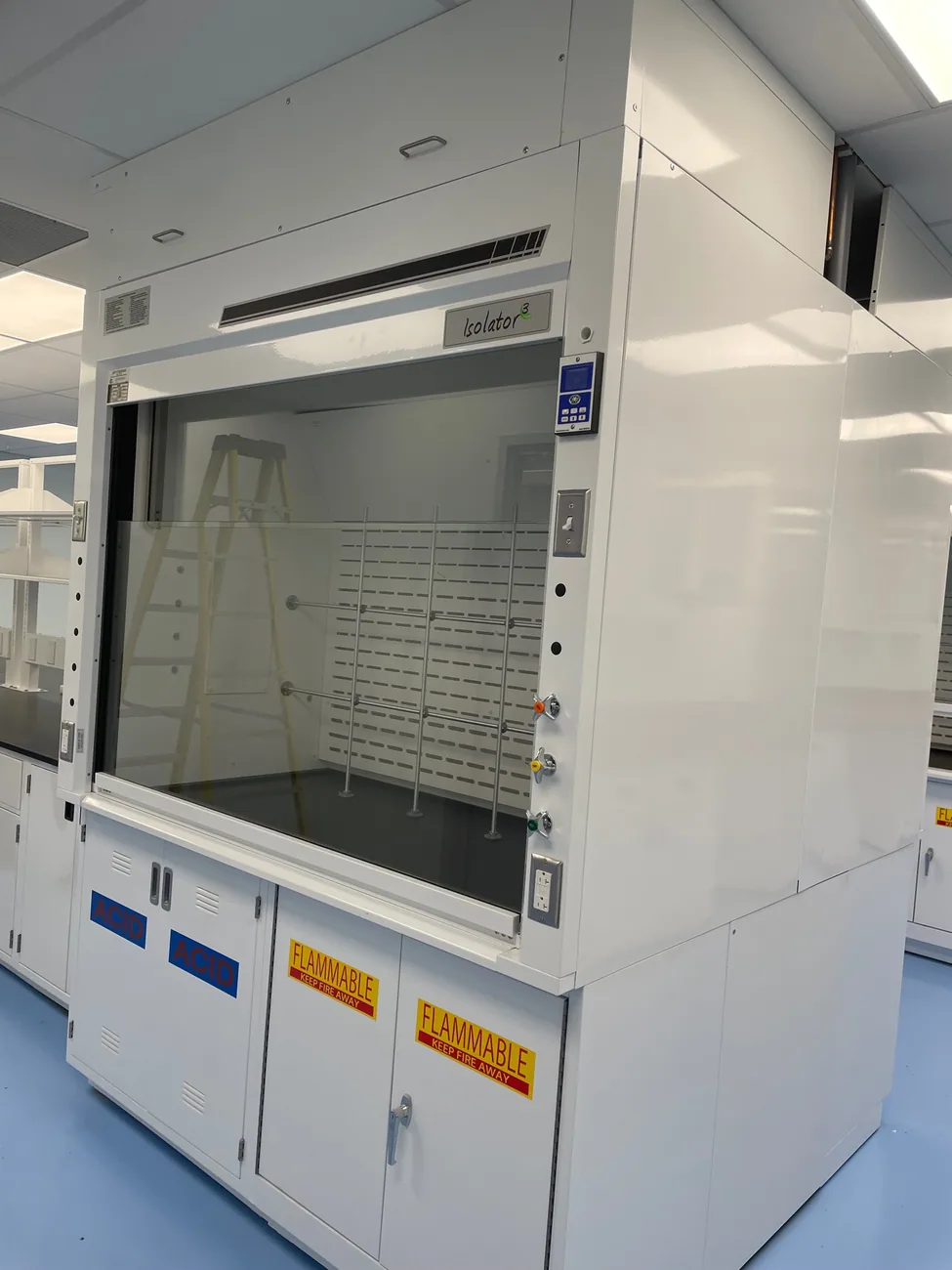 High-Performance Fume Hoods laboratory installation by Lab Setup America