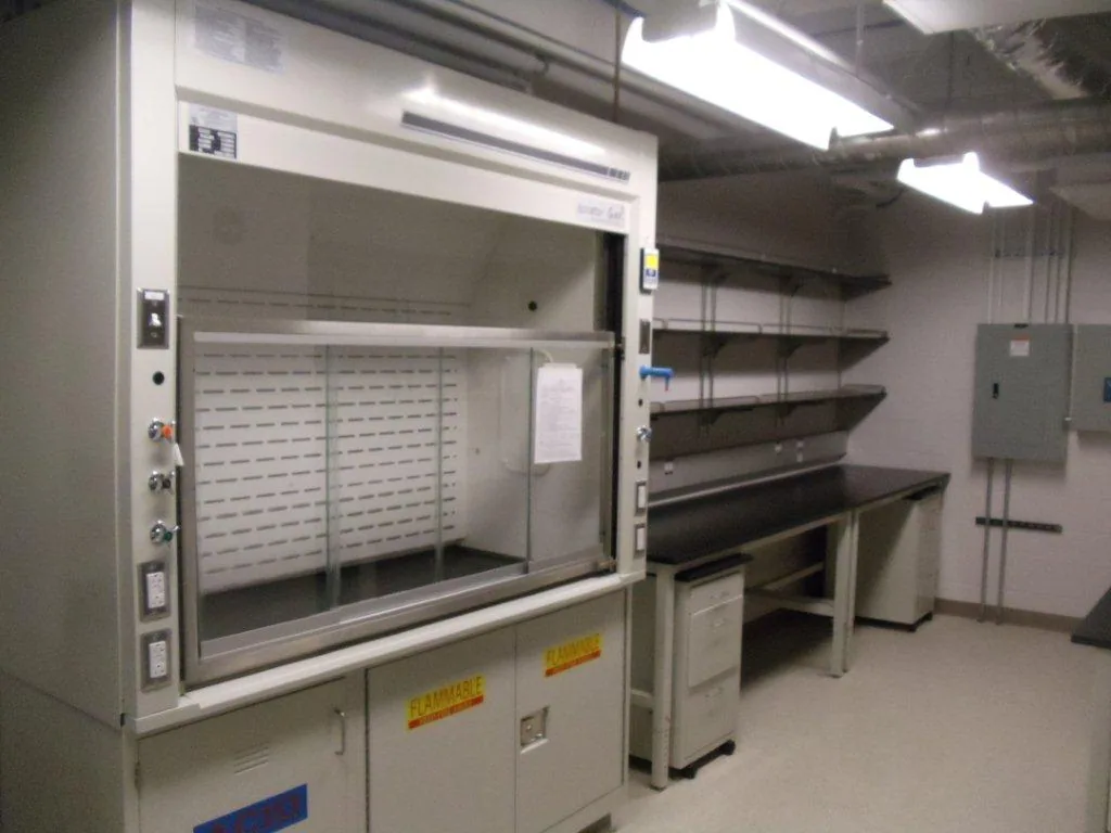 High-Performance Fume Hoods laboratory installation by Lab Setup America