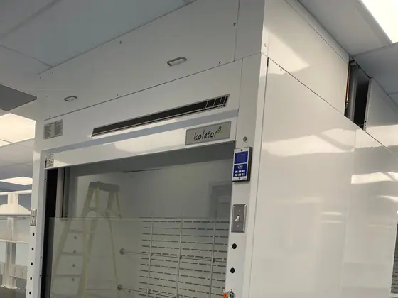 High-Performance Fume Hoods laboratory installation by Lab Setup America