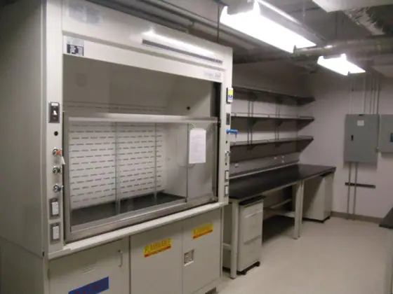 High-Performance Fume Hoods laboratory installation by Lab Setup America