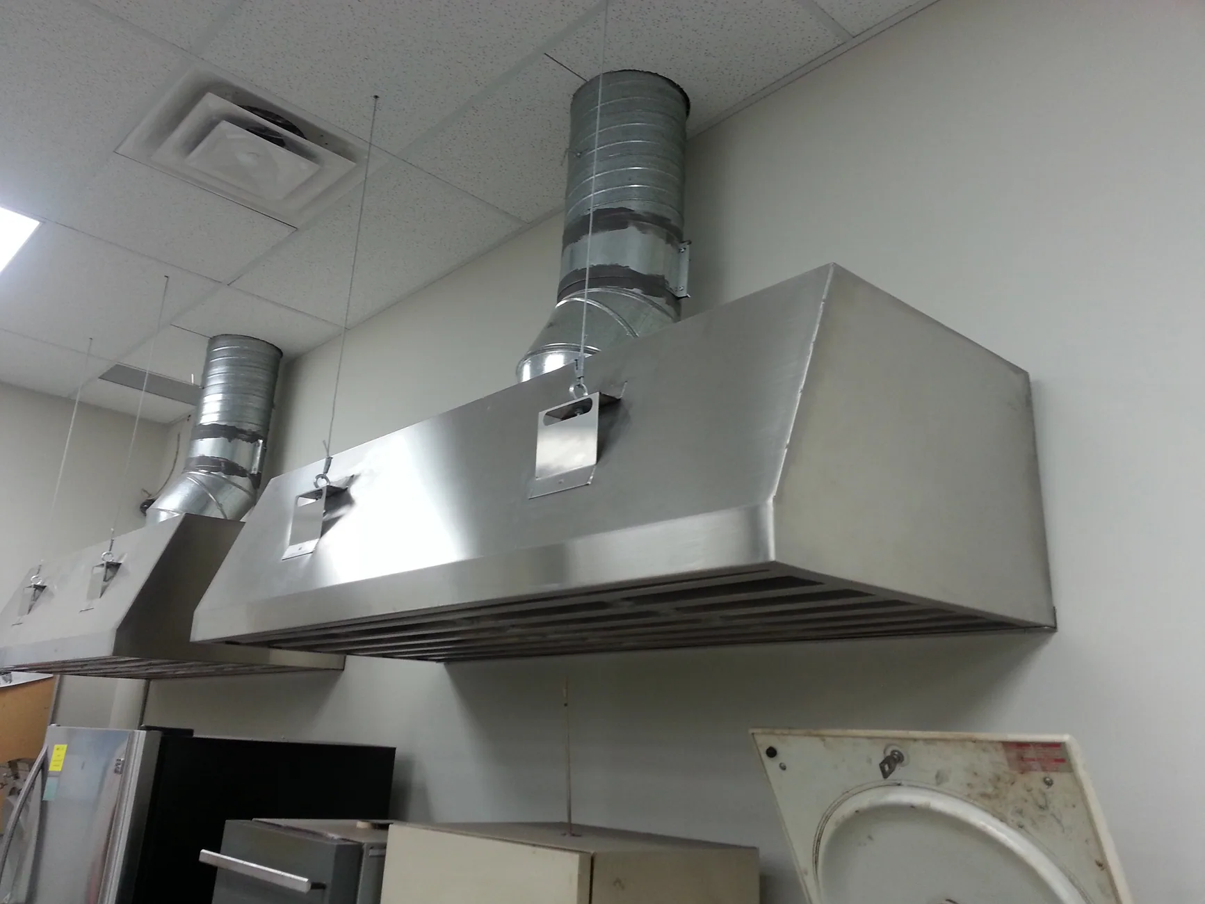 Spot Extraction Hoods laboratory installation by Lab Setup America