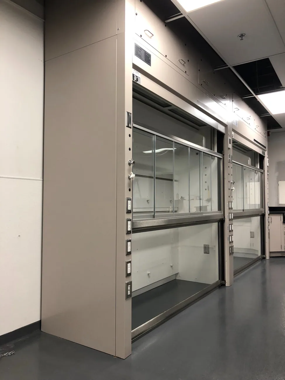 Walk-In Fume Hoods laboratory installation by Lab Setup America