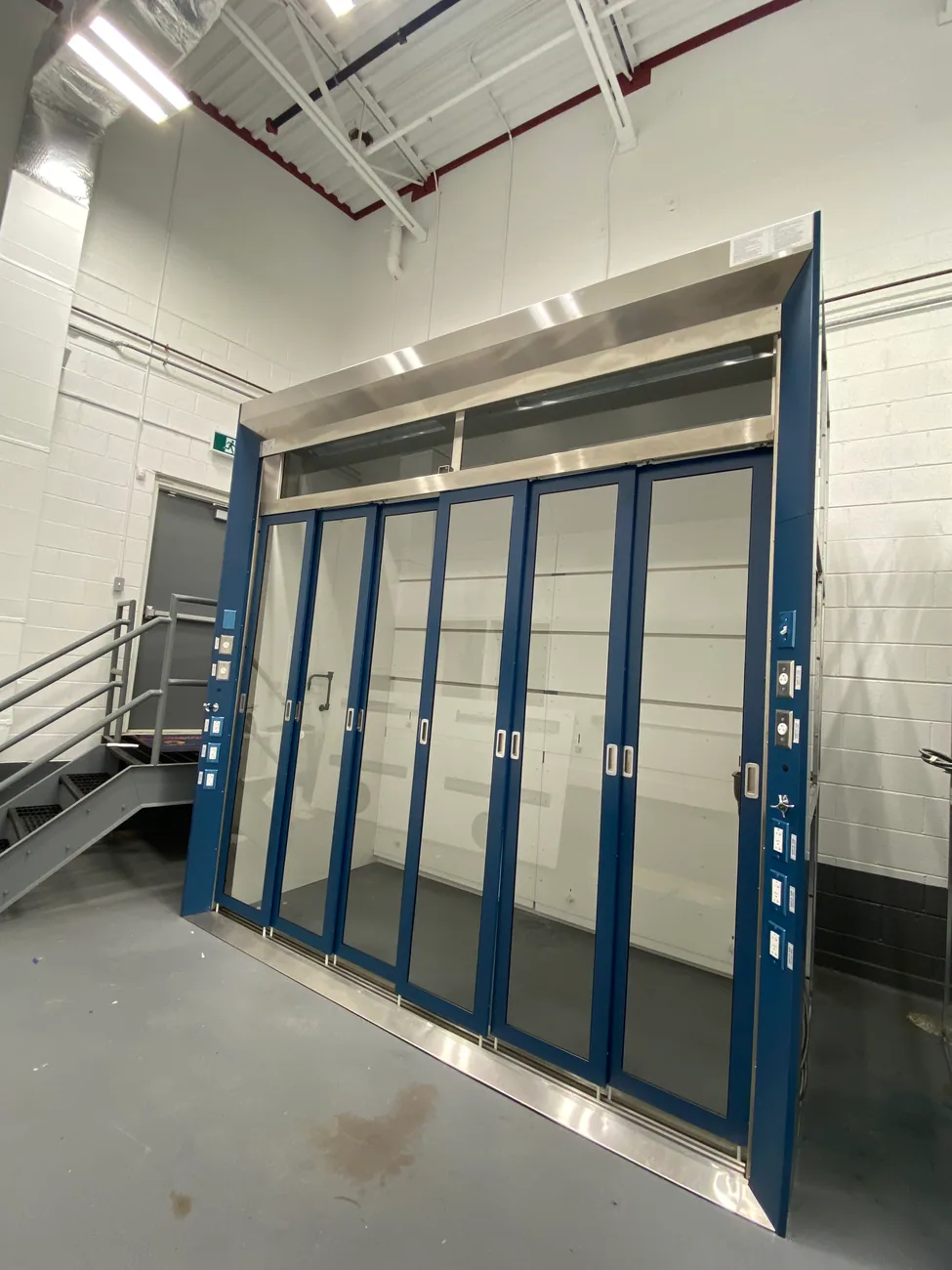 Walk-In Fume Hoods laboratory installation by Lab Setup America