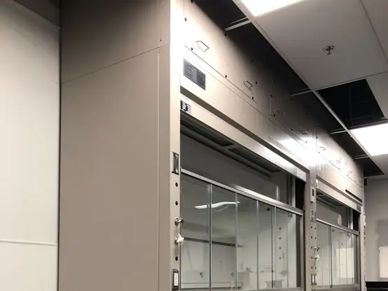 Walk-In Fume Hoods laboratory installation by Lab Setup America