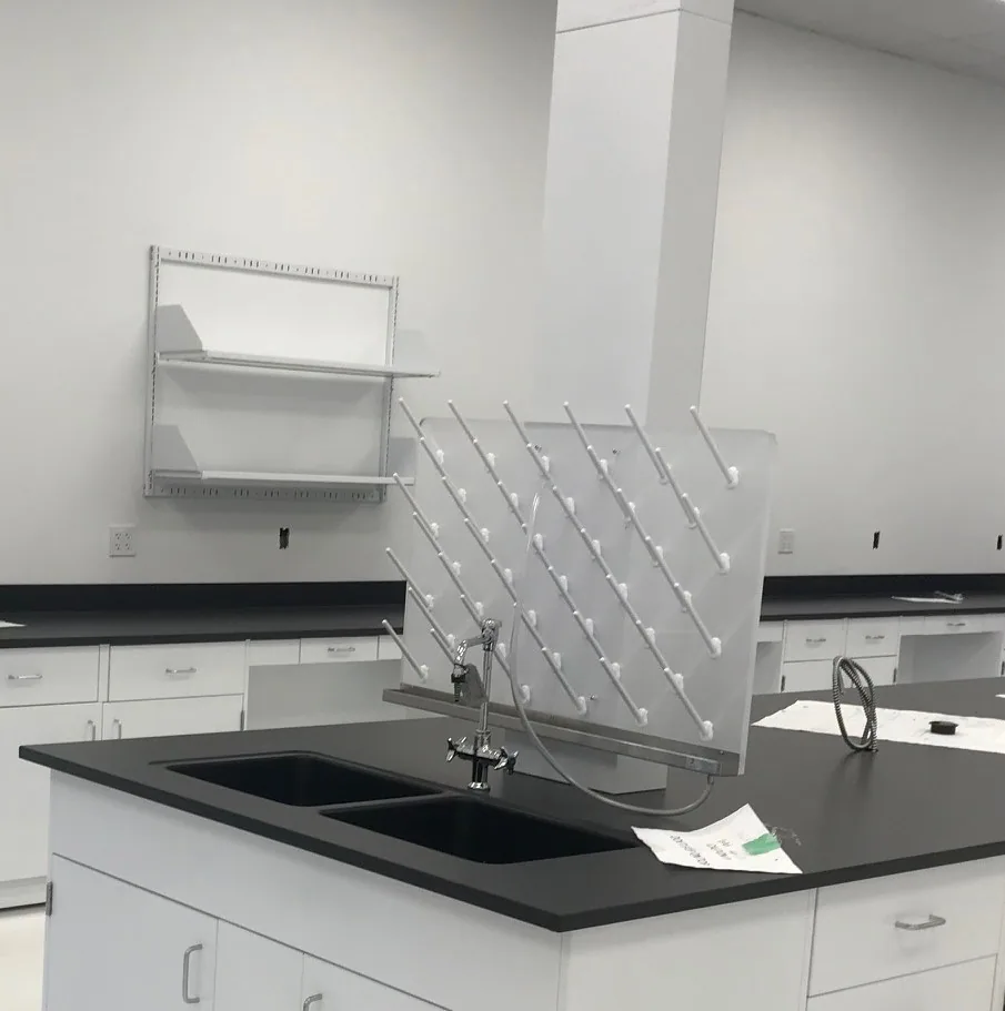 Pegboards for laboratory spaces by Lab Setup America