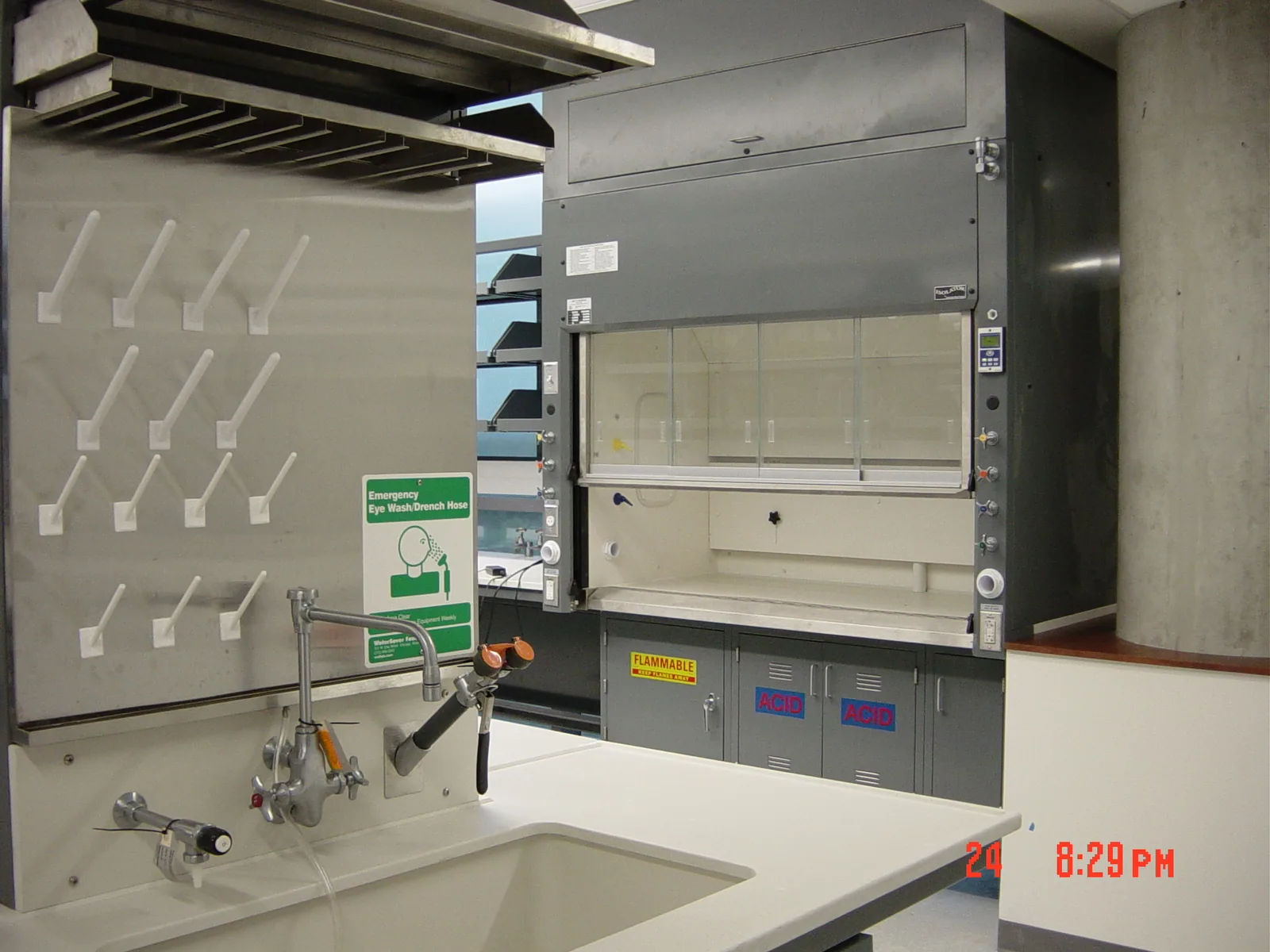 Pegboards for laboratory spaces by Lab Setup America