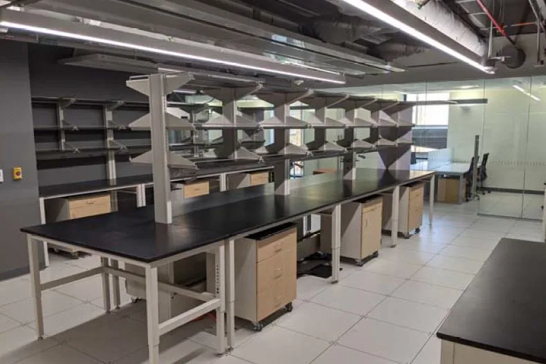 Flexcore and Envision Series laboratory furniture installation by Lab Setup America