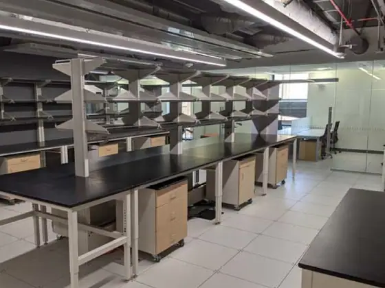Flexcore and Envision Series laboratory furniture installation by Lab Setup America