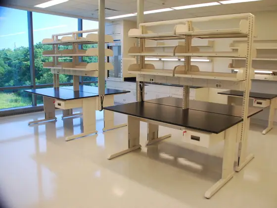 Flexcore and Envision Series laboratory furniture installation by Lab Setup America