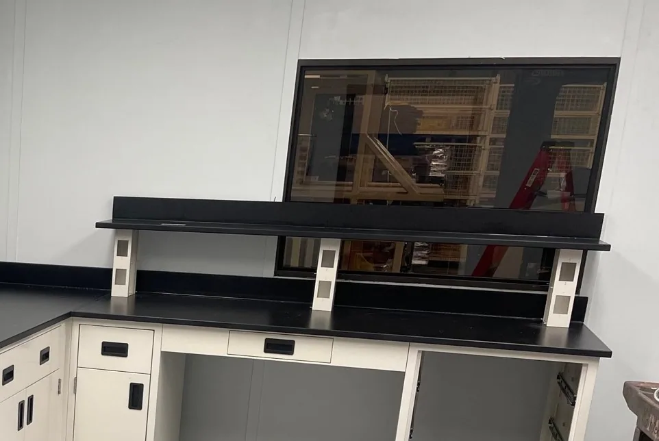 Laboratory Shelving laboratory furniture installation by Lab Setup America