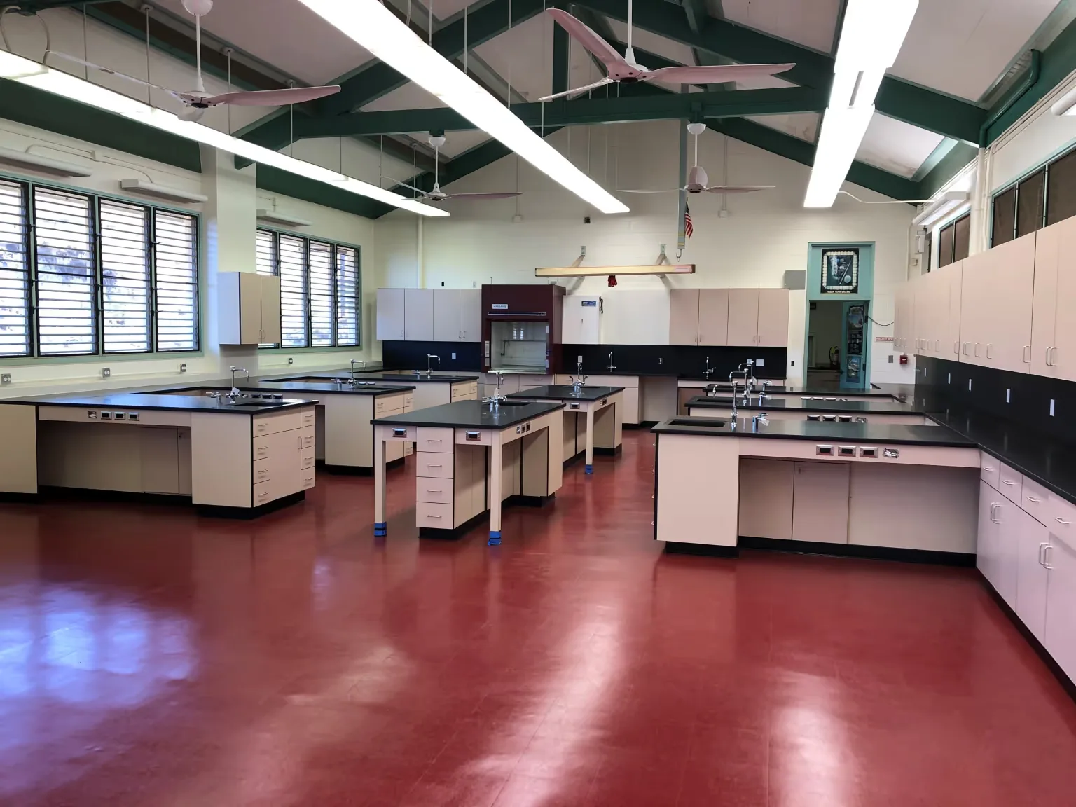 Phenolic Lab Casework laboratory furniture installation by Lab Setup America