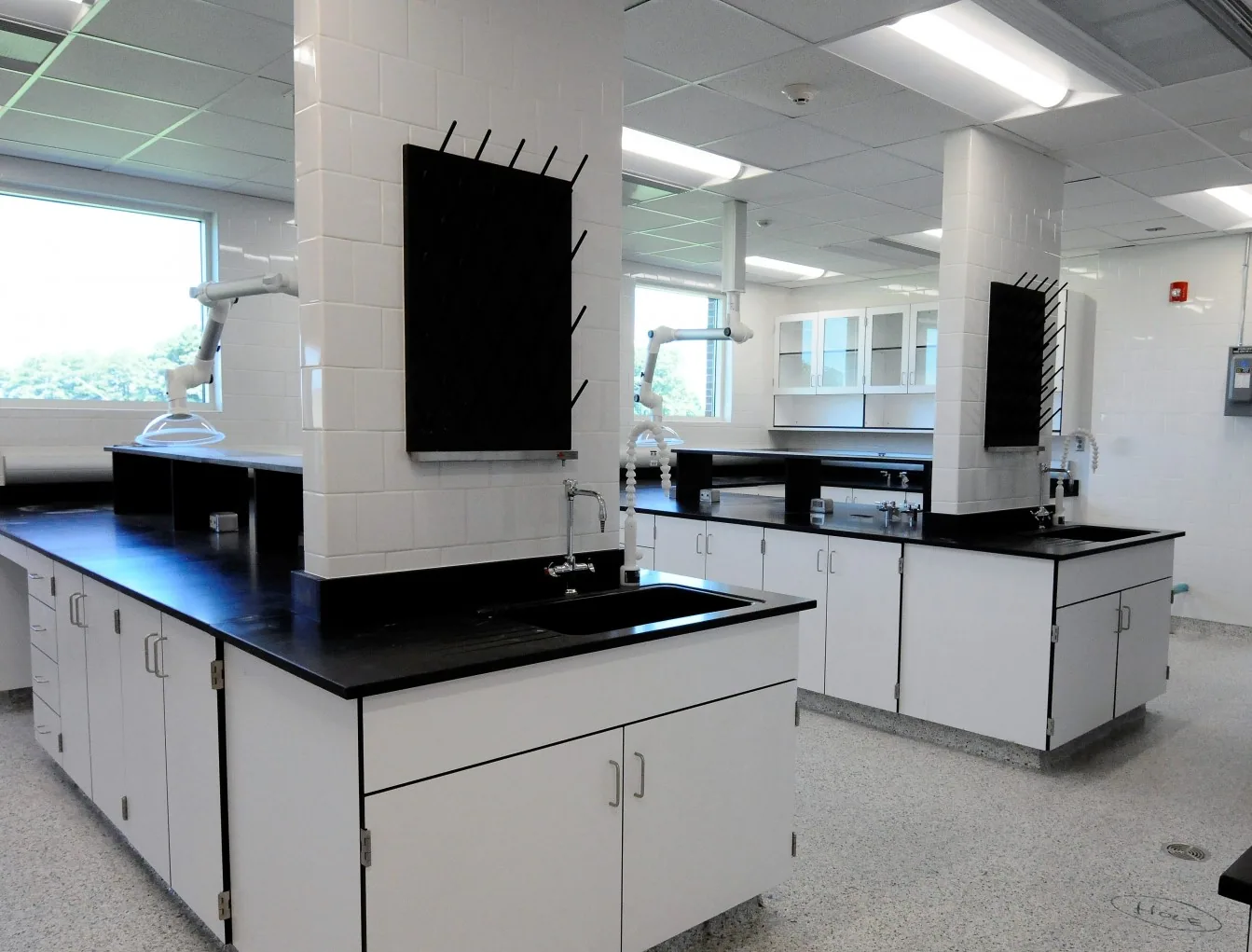 Phenolic Lab Casework laboratory furniture installation by Lab Setup America