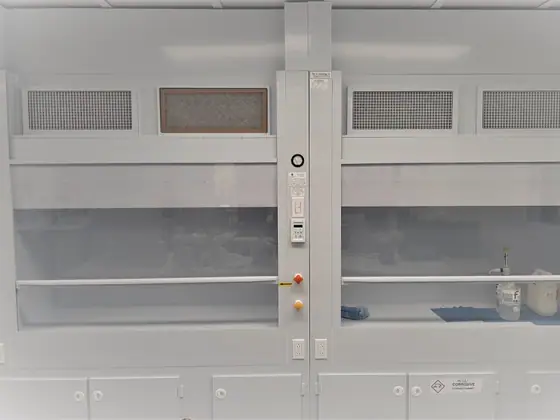 Polypropylene Casework laboratory furniture installation by Lab Setup America