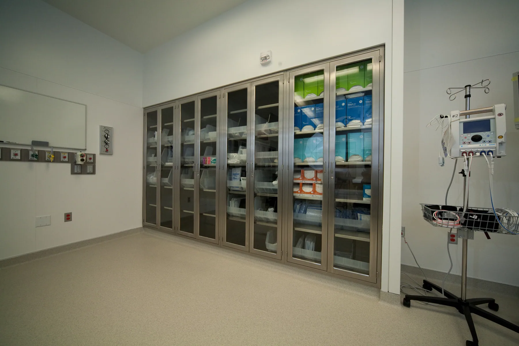 Stainless Steel Casework laboratory furniture installation by Lab Setup America