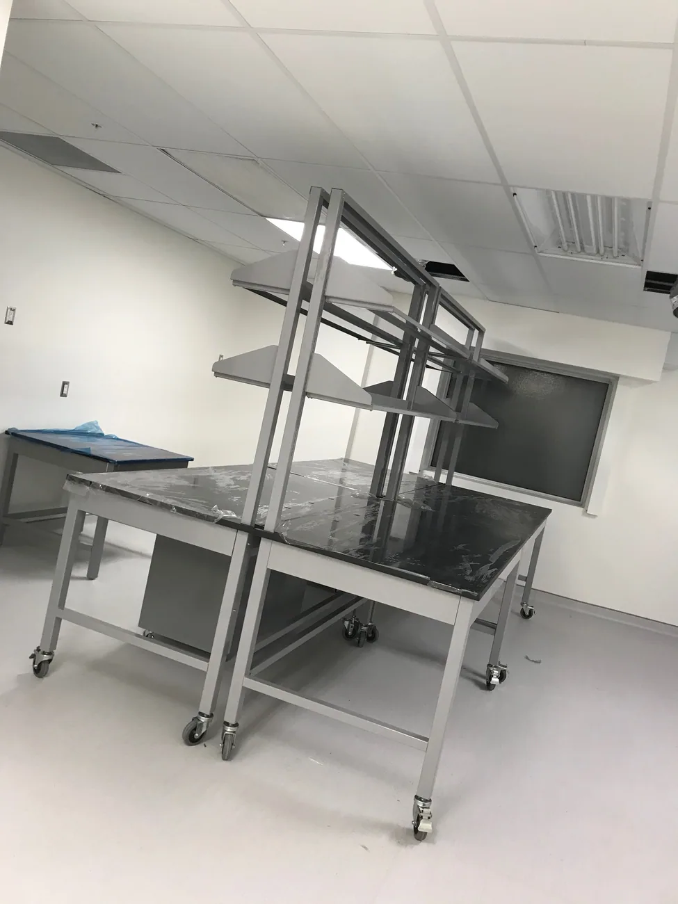 Table Systems laboratory furniture installation by Lab Setup America