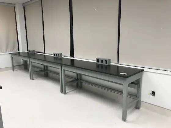 Table Systems laboratory furniture installation by Lab Setup America